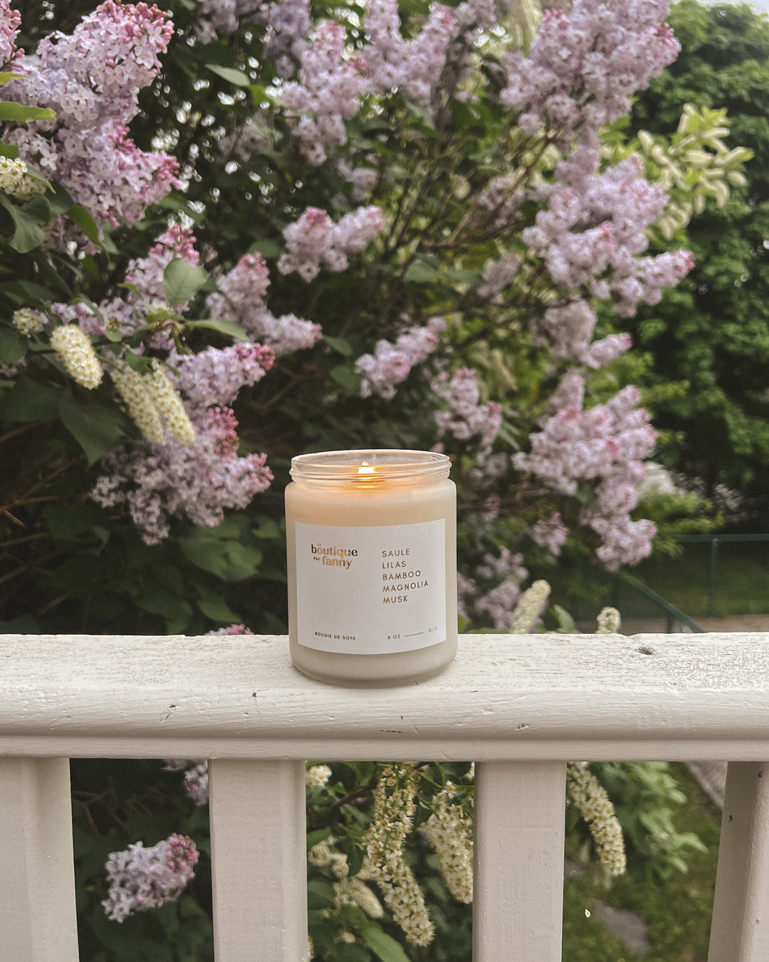 Bougie de soya - Lilas & Magnolia