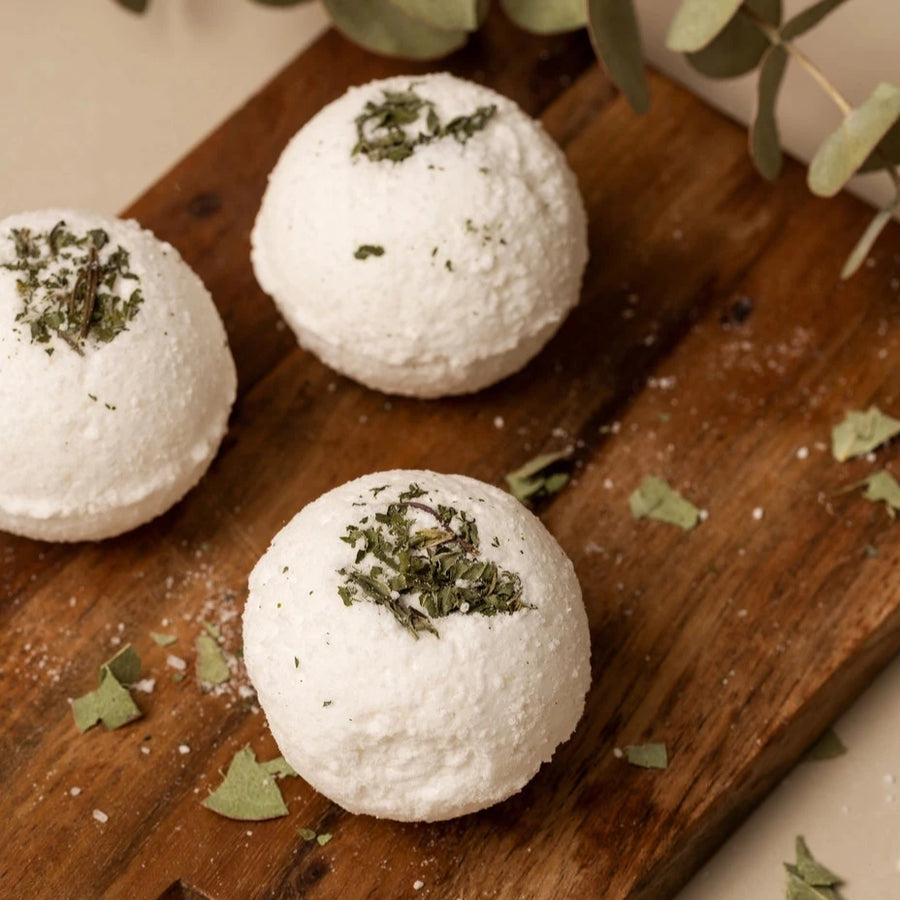 Bombe de bain - Menthe Poivrée & Eucalyptus