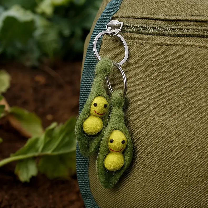 Porte-clés Amitié - Pois
