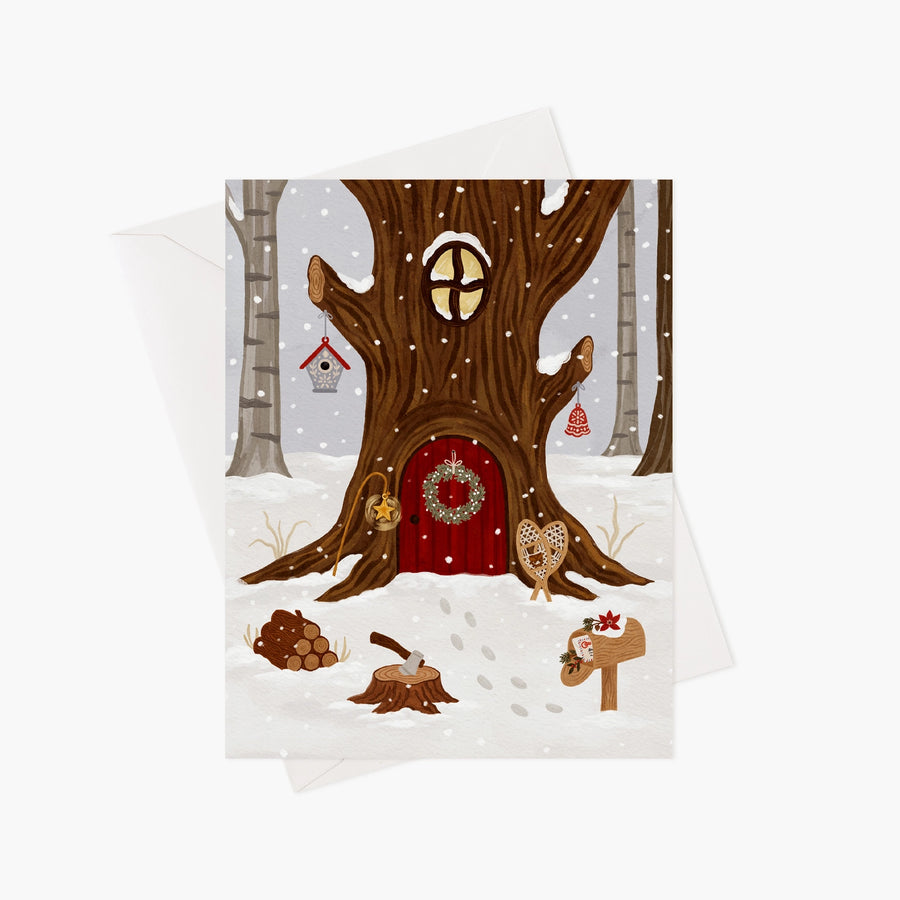 Carte de Noël - Maison de Tomte