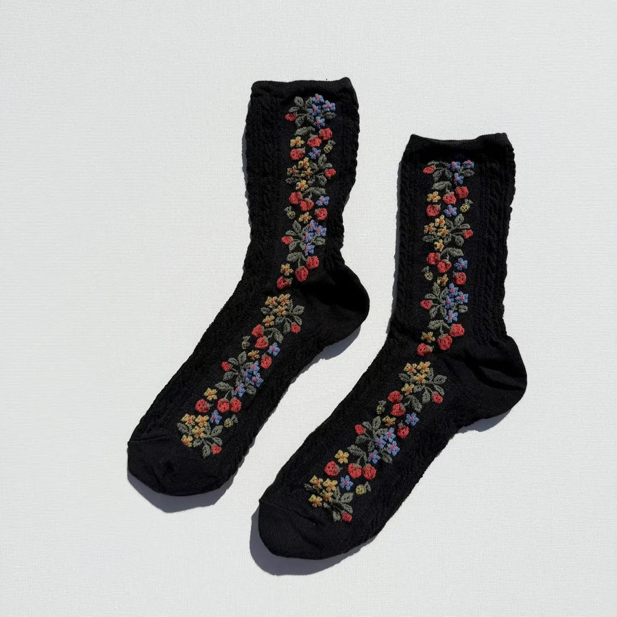 Chaussettes - Fraises des bois