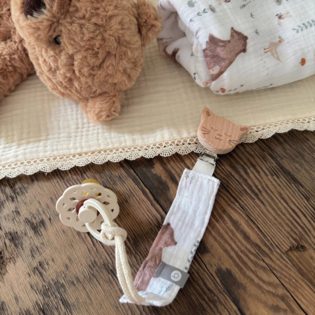 Attache-suce en mousseline