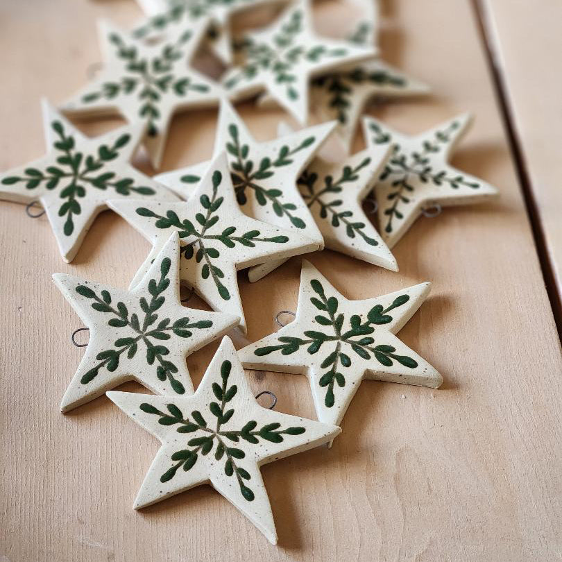 Ornement en céramique - Étoile