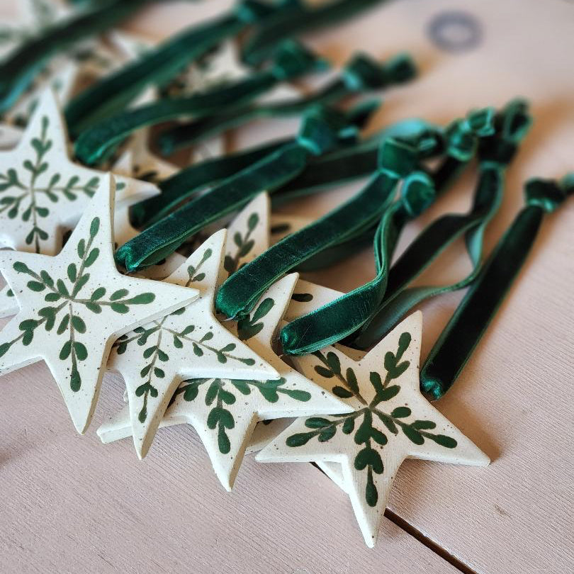 Ornement en céramique - Étoile