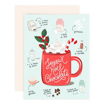 Carte de Noël - Noël chocolaté