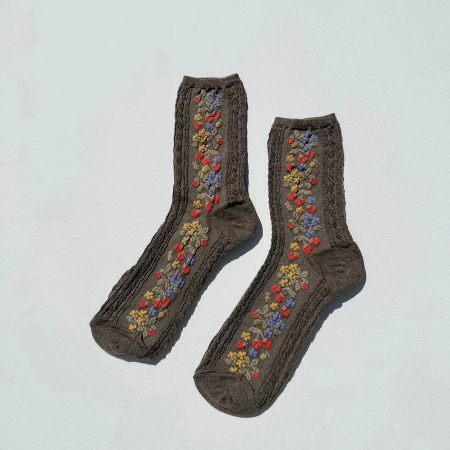 Chaussettes - Fraises des bois