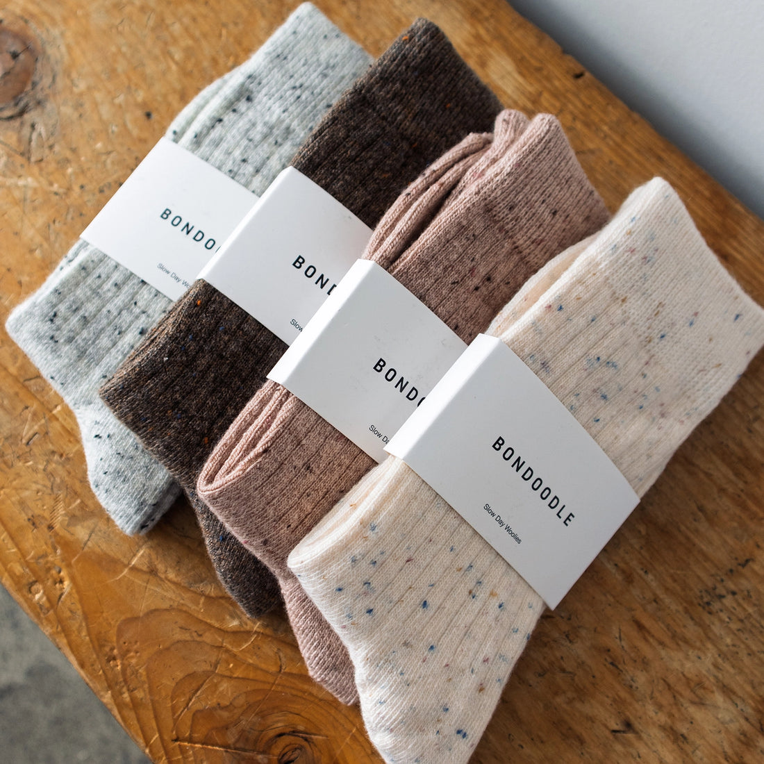 Chaussettes en mélange de laine mérinos