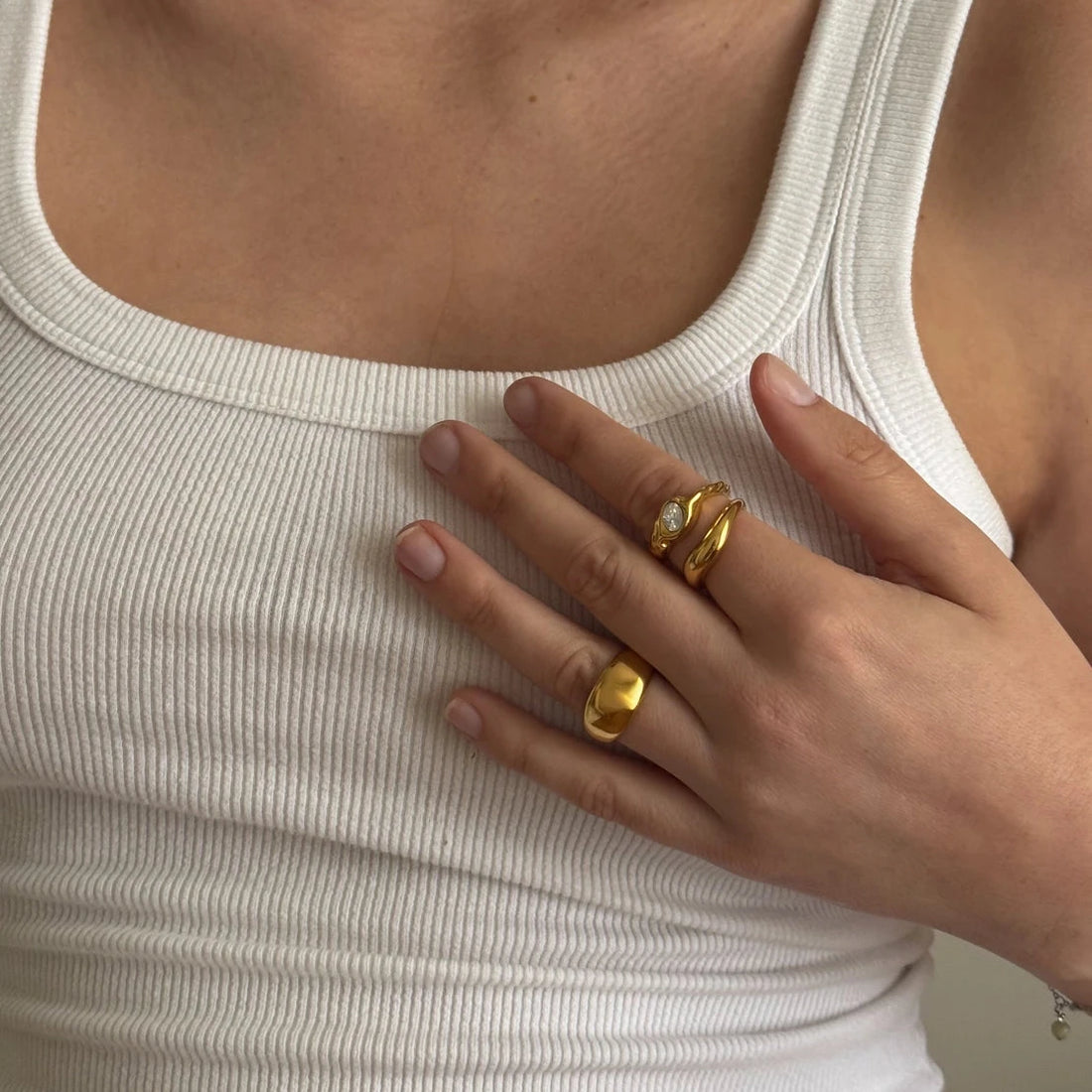 Bague - Fondue scintillante