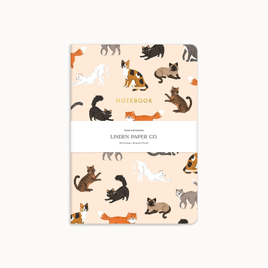 Carnet cousu - Chats