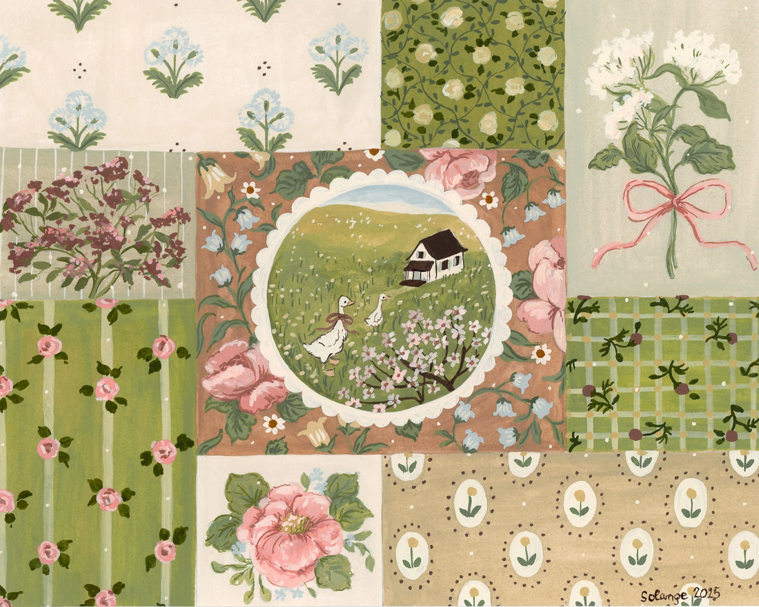 Affiche - Courtepointe du printemps