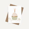 Carte de souhaits - Cupcake