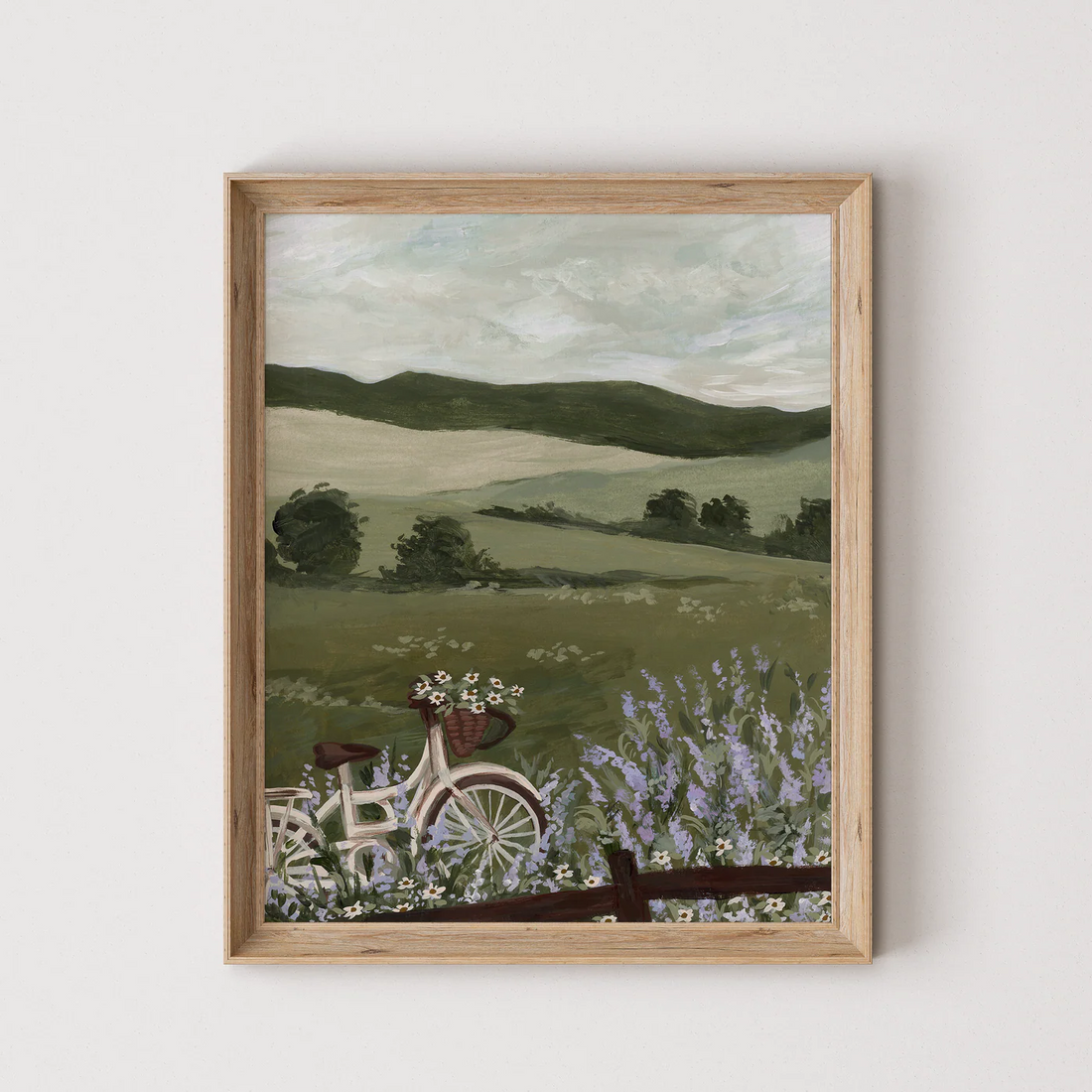 Affiche - Bicyclette de campagne