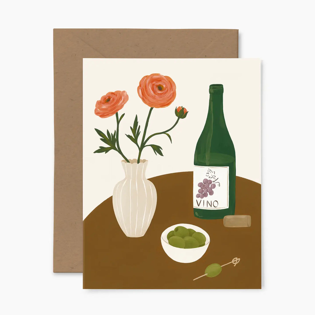 Carte de souhaits - Vino