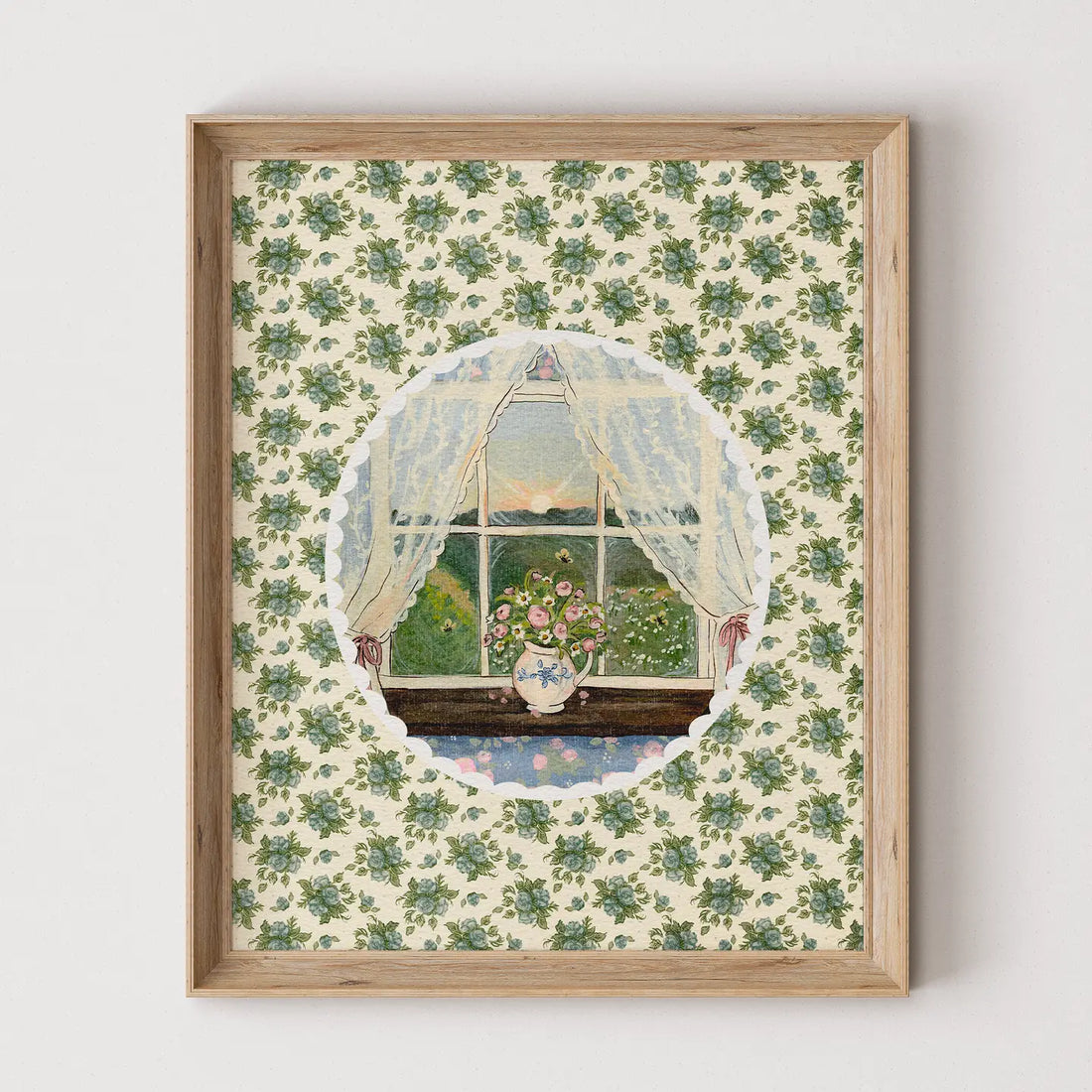 Affiche - Paysage de fenêtre