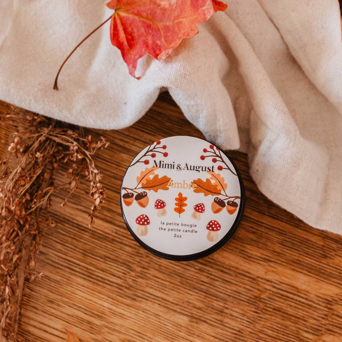 Bougie réutilisable - Ambre