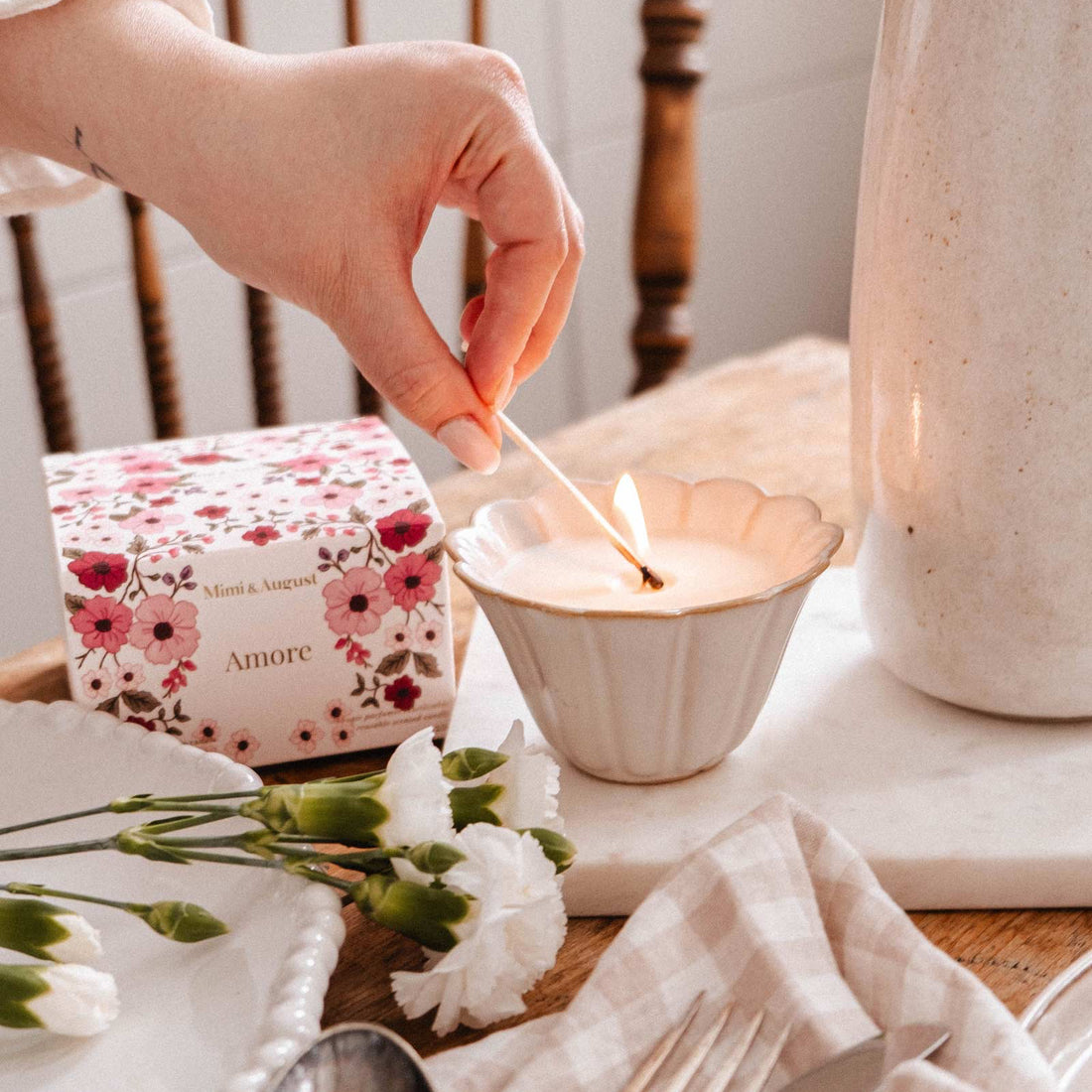 Bougie réutilisable - Amore