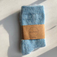 Chaussettes minces en laine Angora