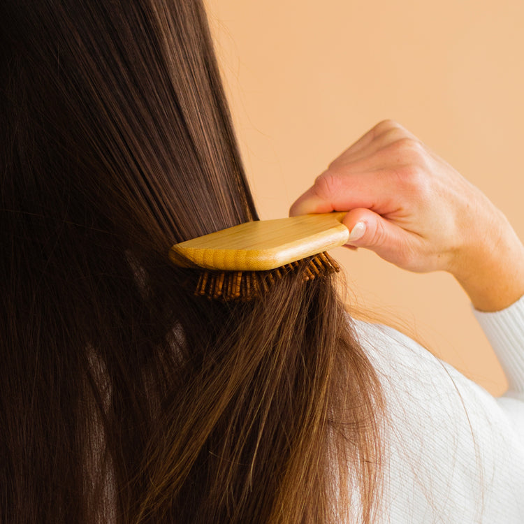 Brosse à cheveux en bambou - Petite