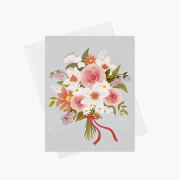 Carte de souhaits - Bouquet champêtre