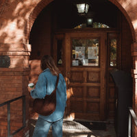 Sac croissant en corduroy
