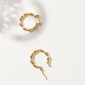 Boucles d'oreilles - Bambou