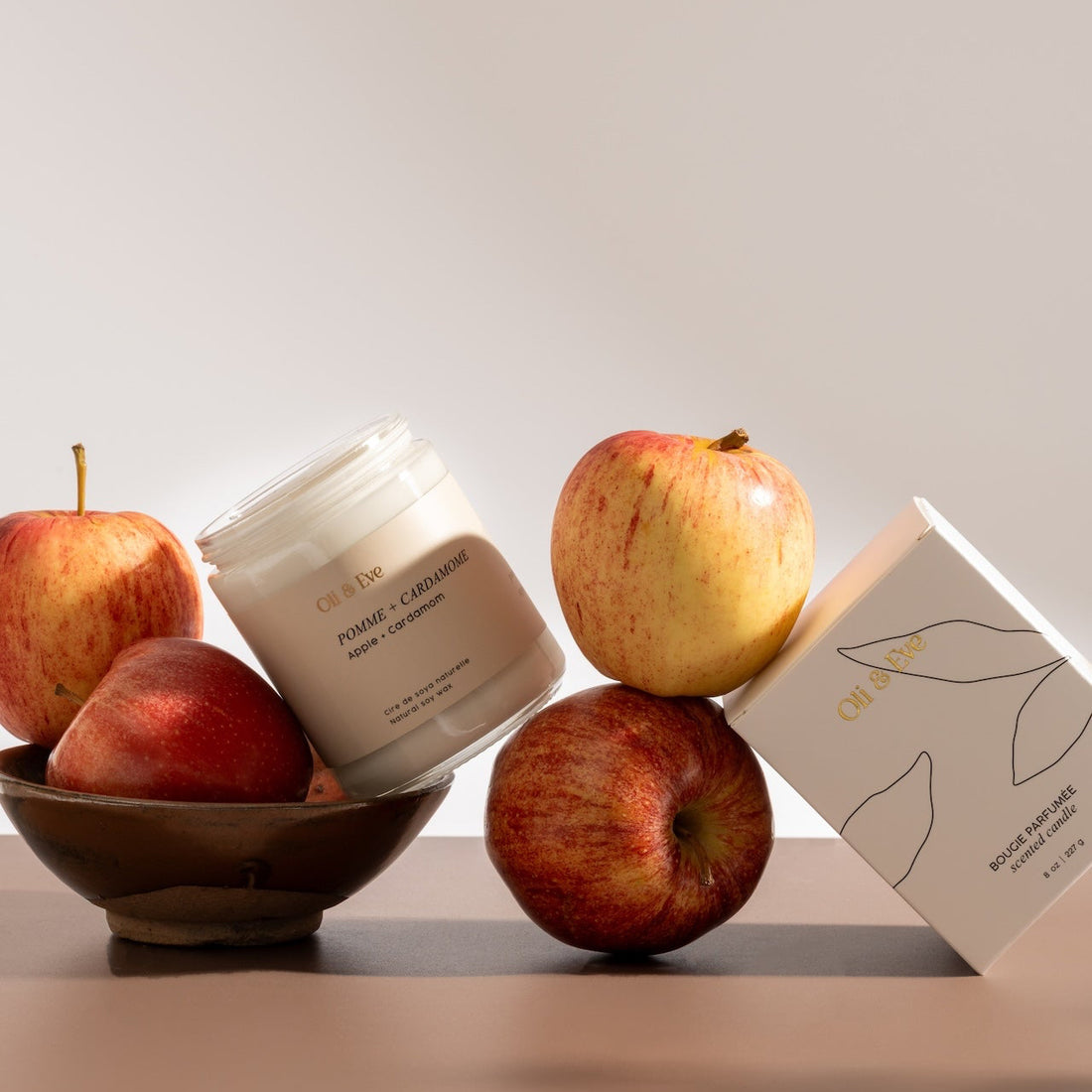 Bougie de soya - Pomme & Cardamome