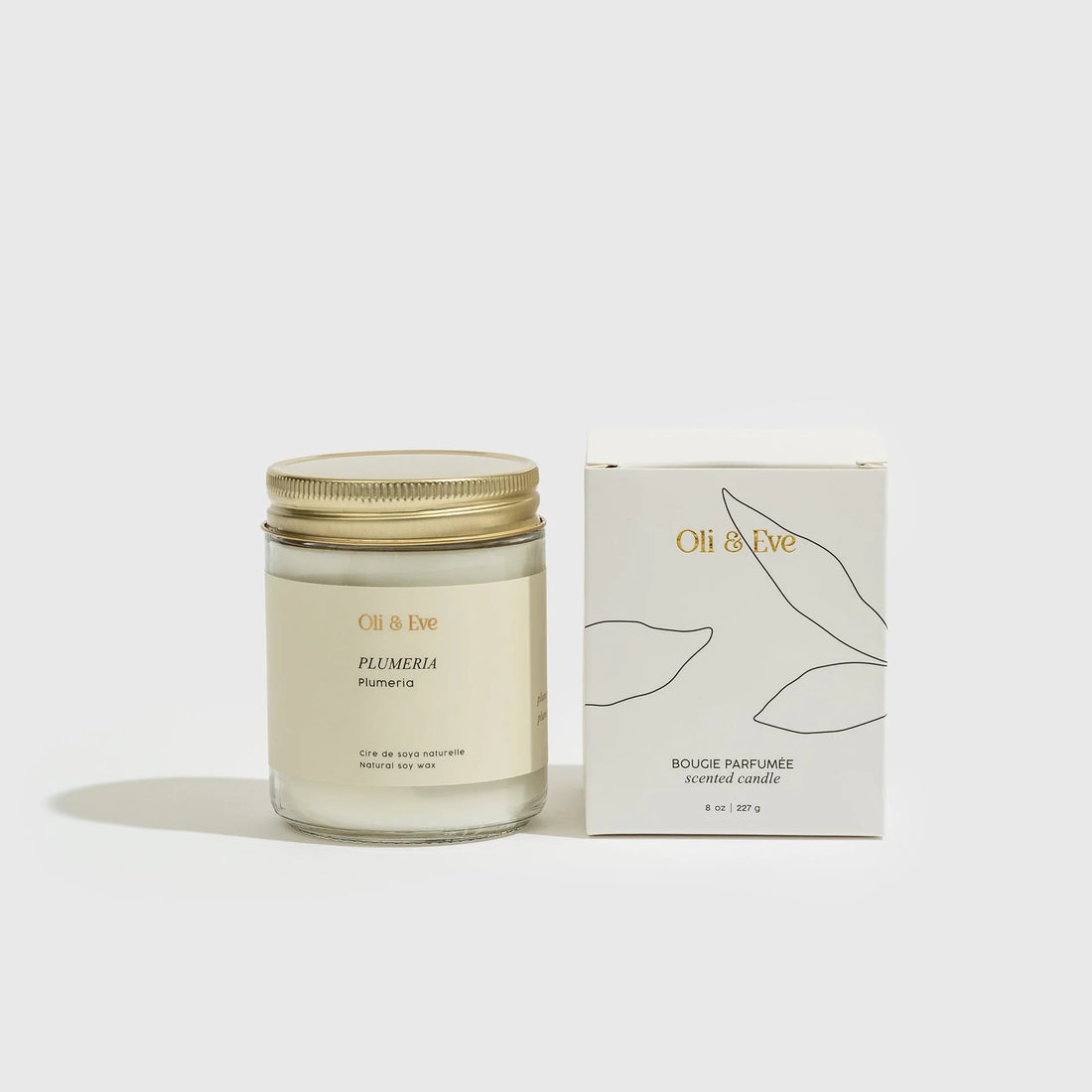 Bougie de soya - Plumeria