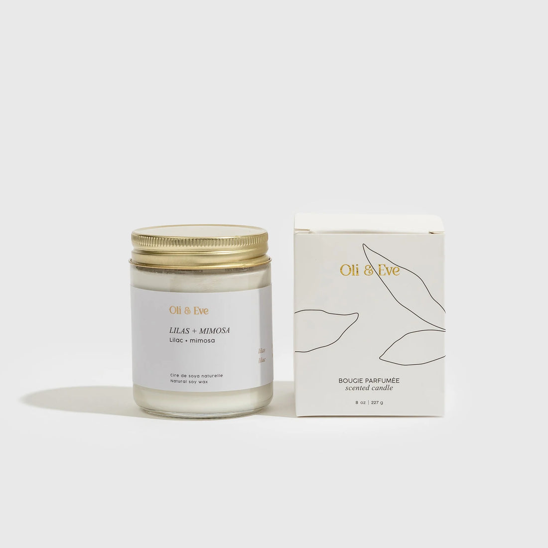Bougie de soya - Lilas & Mimosa