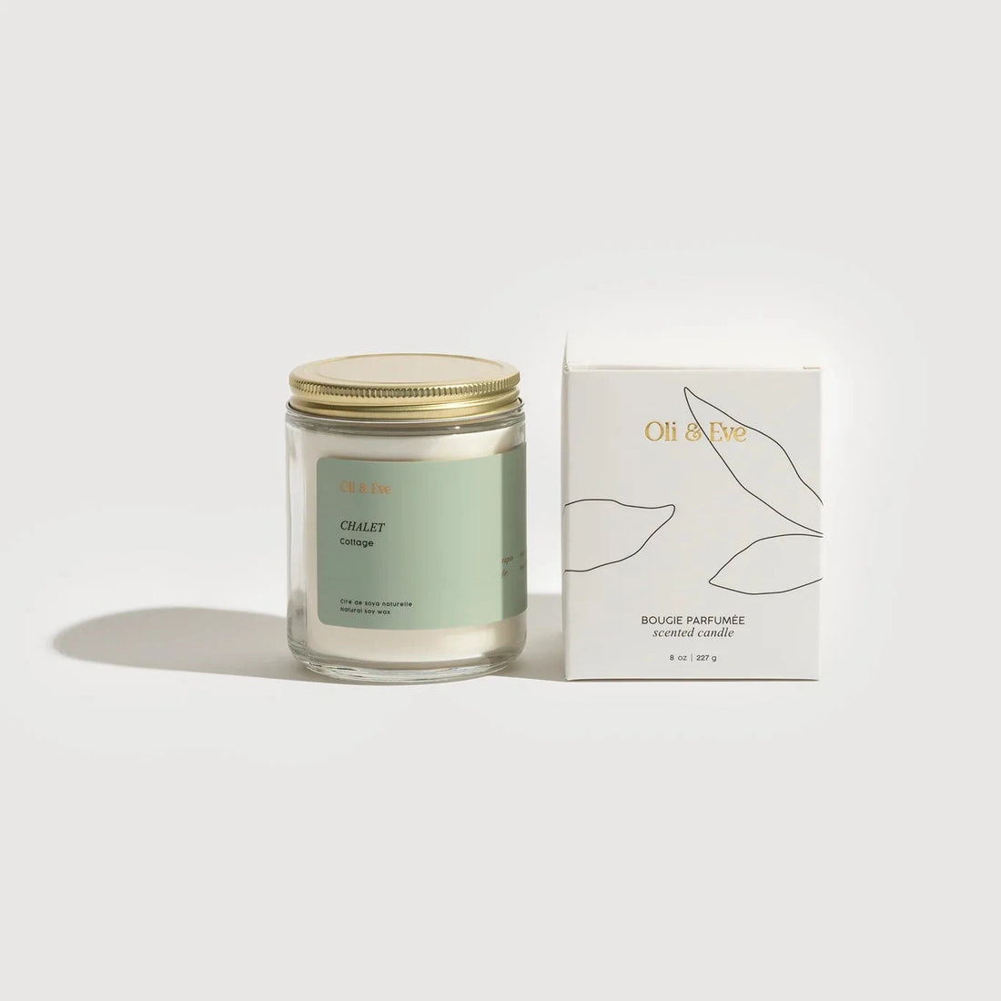 Bougie de soya - Chalet