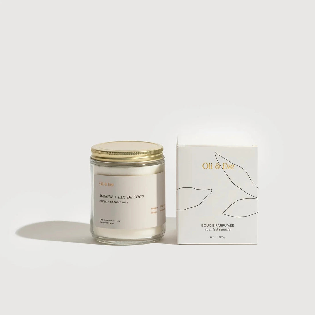 Bougie de soya - Mangue & Lait de coco