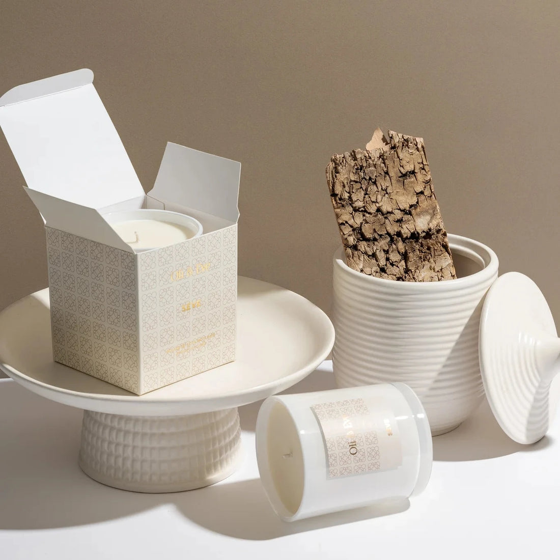 Bougie de soya - Sève