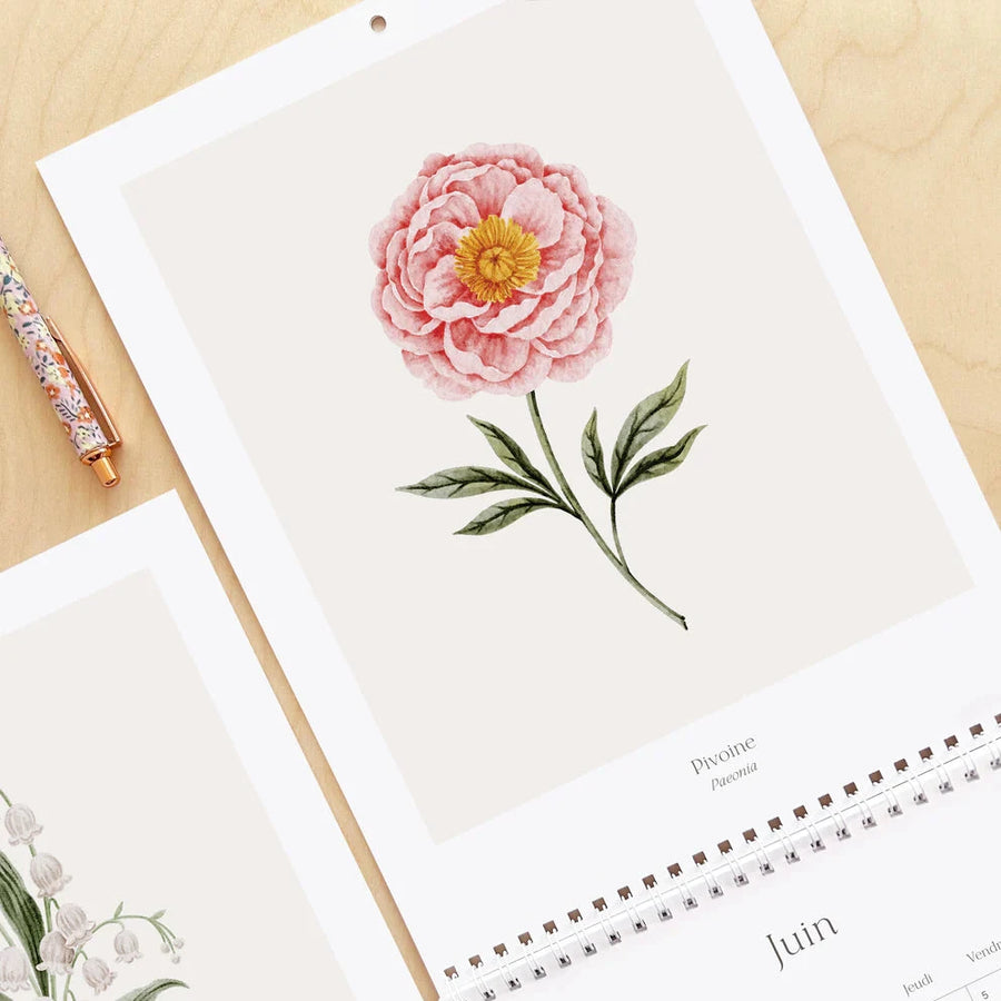 Calendrier 2026 - Douceur florale