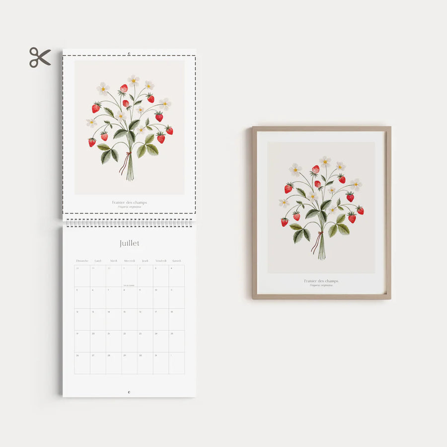 Calendrier 2026 - Douceur florale