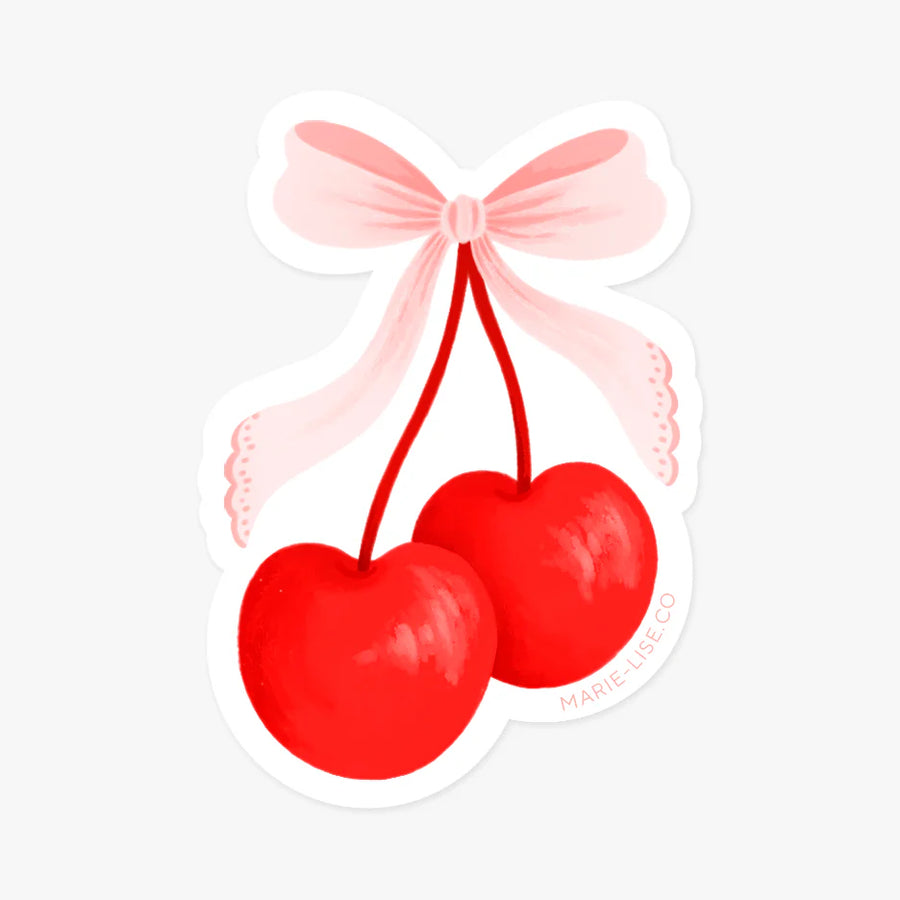 Autocollant - Cerises coquettes