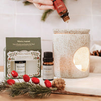 Coffret d'huiles parfumées de Noël