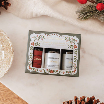 Coffret d'huiles parfumées de Noël