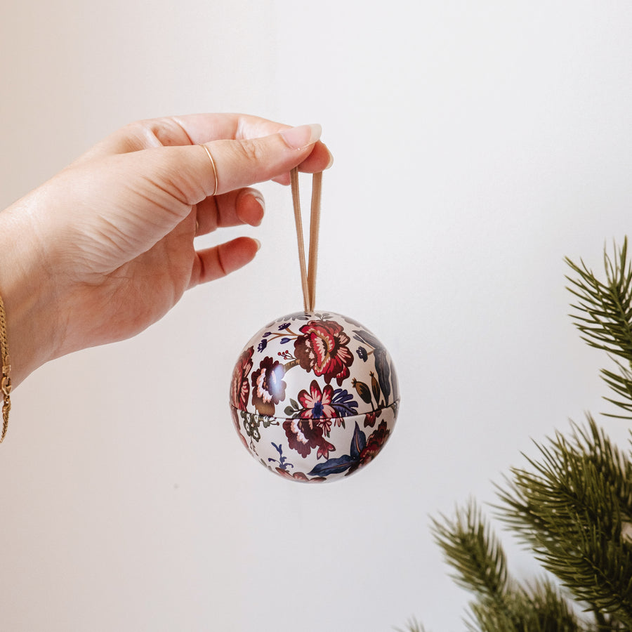 Bougie ornement de Noël - Canneberge épicée