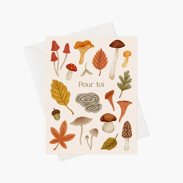 Carte de souhaits - Cueillette pour toi