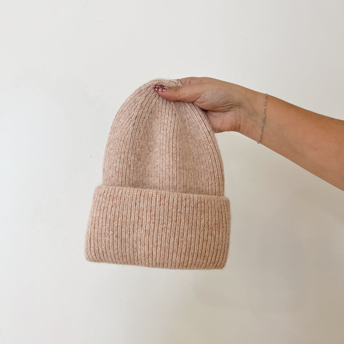 Bonnet en laine Angora
