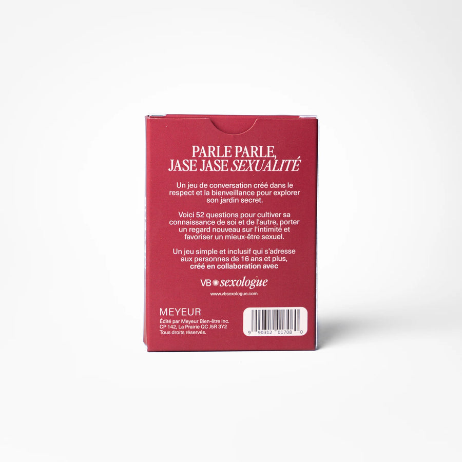 Jeu Parle parle, jase jase - Sexualité