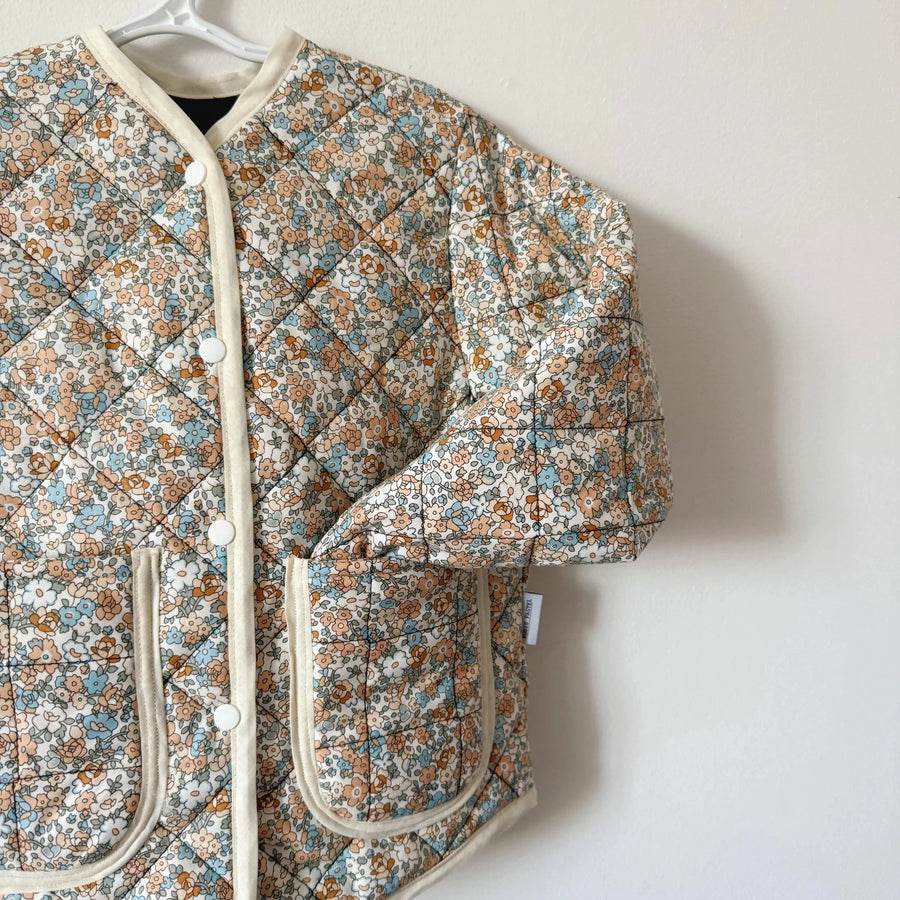 Veste matelassée - Fleurie
