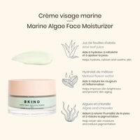 Crème visage aux algues marines