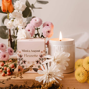Bougie réutilisable - Fleurette