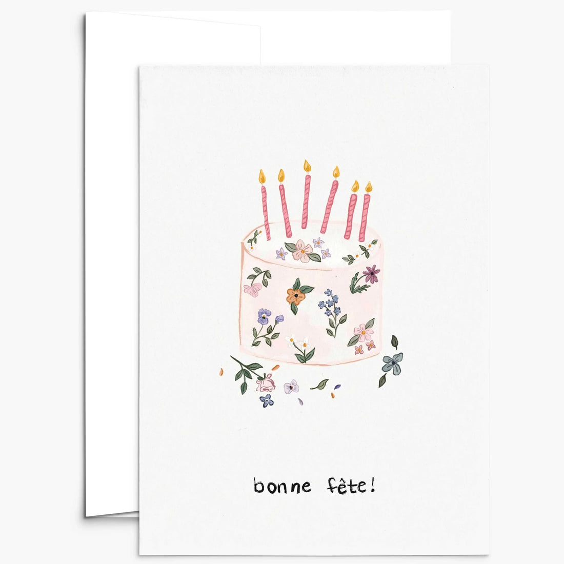 Carte de souhaits - Gâteau de fête