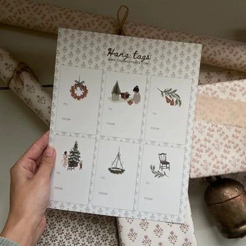 Étiquettes cadeaux de Noël