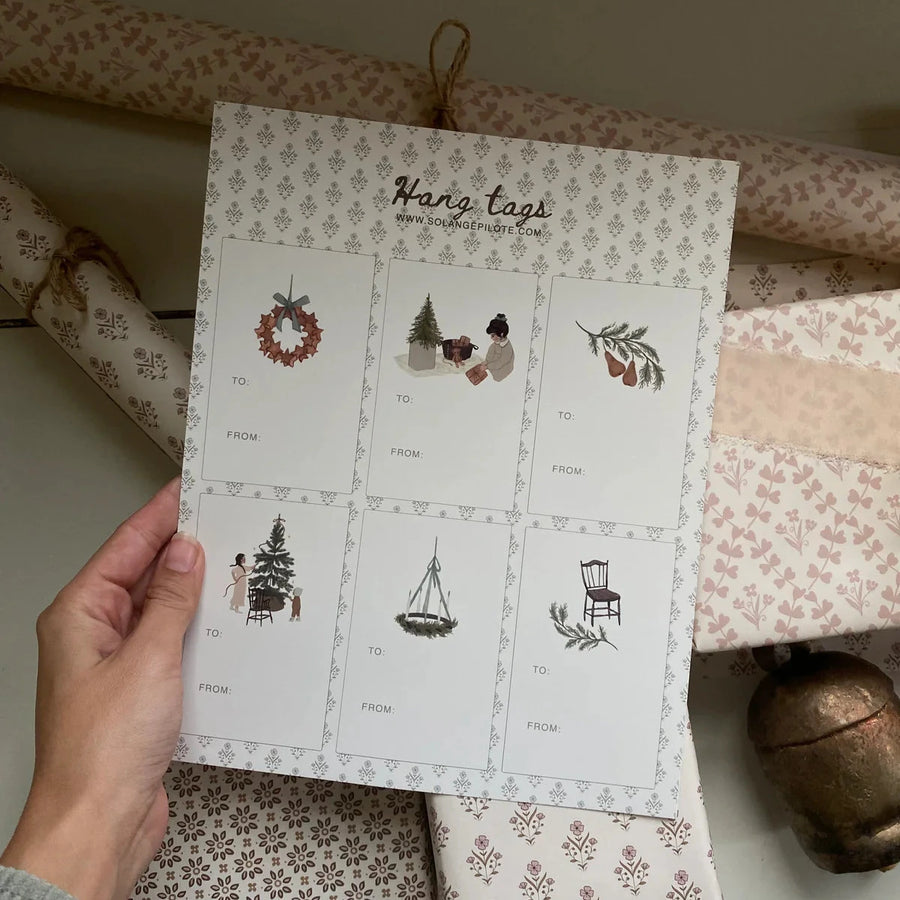 Étiquettes cadeaux de Noël