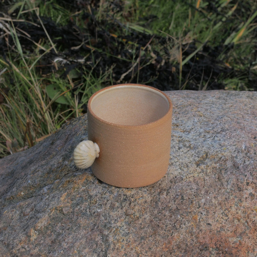 Tasse anse coquillage - Sable