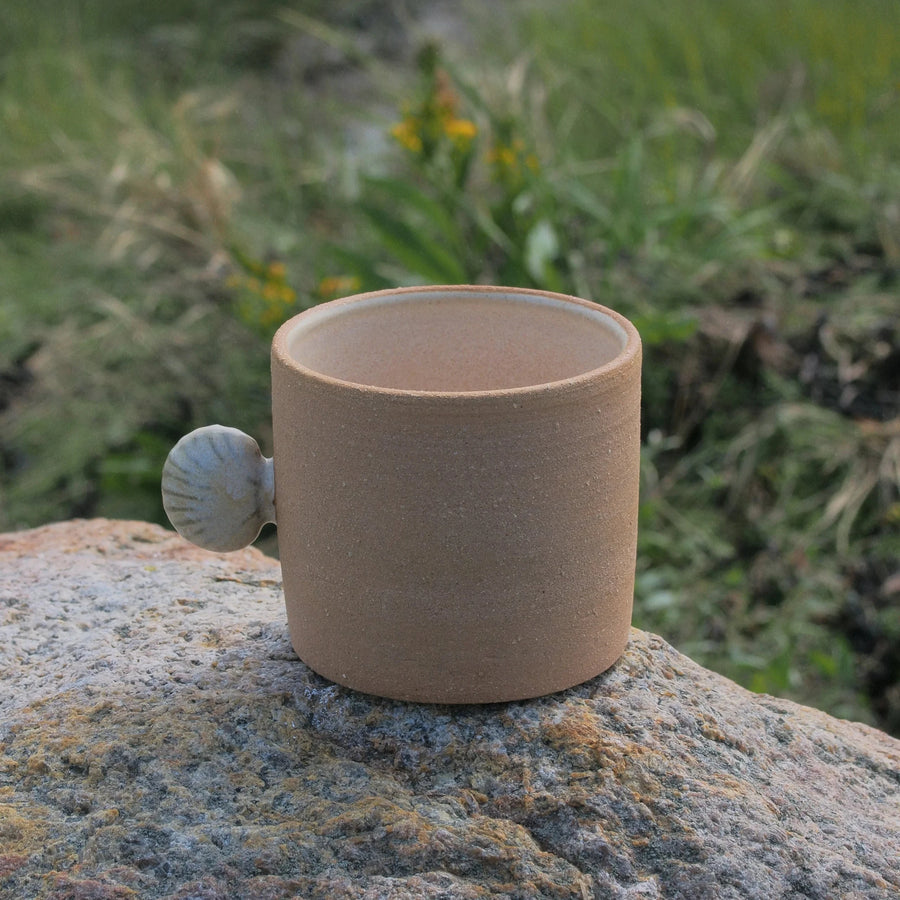 Tasse anse coquillage - Sable