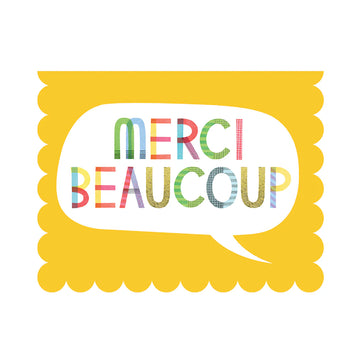 Carte de souhaits - Merci beaucoup