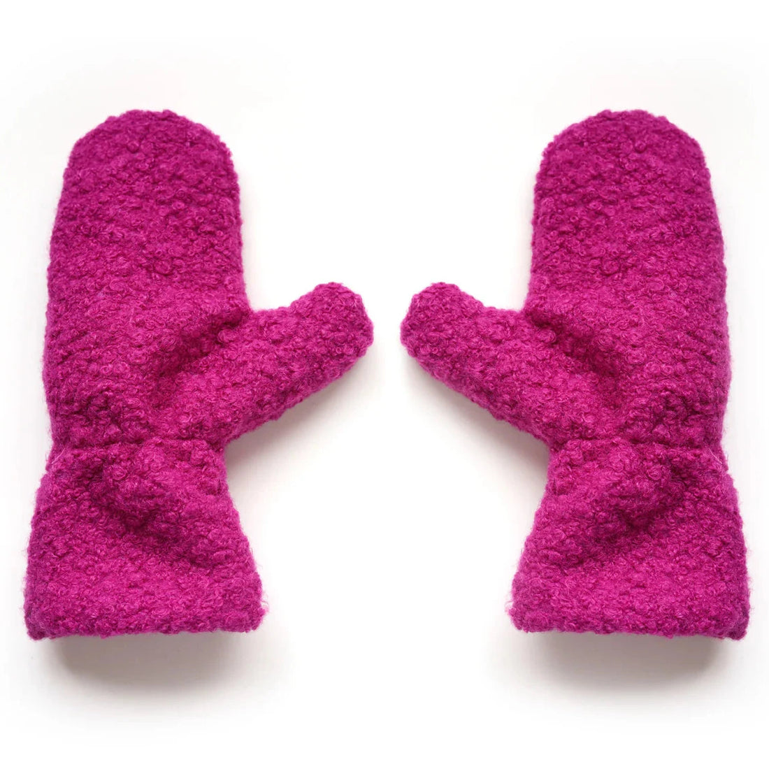 Mitaines en molletonné bouclé